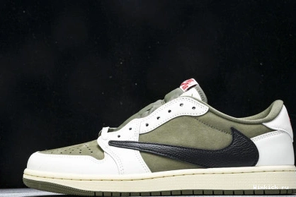 1 Low OLIVE  Jordan x Travis Air Scott 1027